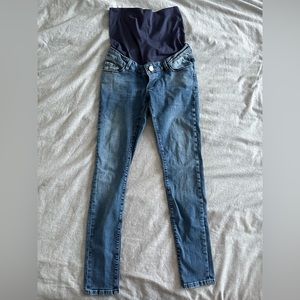 Over Bump Skinny Maternity Jeans